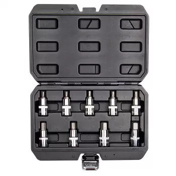 NEO TOOLS Εξάγωνες Μύτες με Καρυδάκι 55 mm, Σετ 9 τεμ.