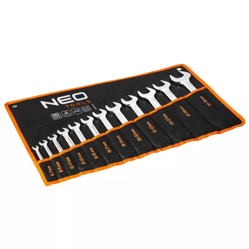 NEO TOOLS Σετ διπλών καρυδάκια-κλειδιά 6-32 mm, 12 τεμ.