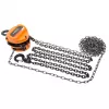 NEO TOOLS Παλάγκο αλυσίδας 2 t, 3 m χειροκίνητο με διπλό φρένο καστάνιας, αλυσίδα φορτίου G80, σφυρήλατα περιστρεφόμενα άγκιστρα