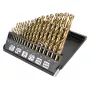 NEO TOOLS Σετ 19 τεμ. τρυπάνια μετάλλου HSS-TiN 1,0-10,0 mm