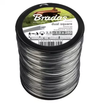 Bradas ZRK3025KG Σύρμα φυτών 30m πράσινο, 2,5mm χαλύβδινος πυρήνας με πλαστική επένδυση και κόφτη