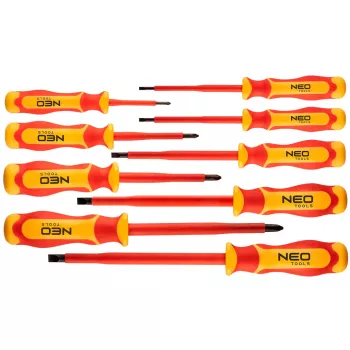 NEO TOOLS σετ 9 τεμ. μονωμένων κατσαβιδιών 1000V με δοκιμαστή τάσης