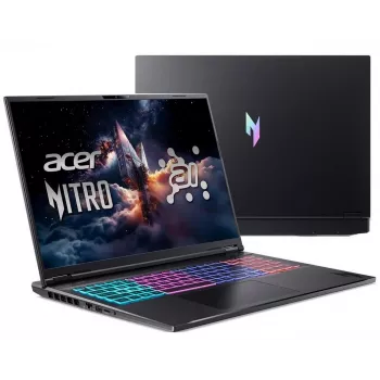 Acer Nitro 16 AI φορητός υπολογιστής gaming - AMD Ryzen AI 9 365, 16 inch WQXGA 165Hz, 32GB DDR5, 2TB SSD, RTX 5070 Ti, Windows 11 Pro