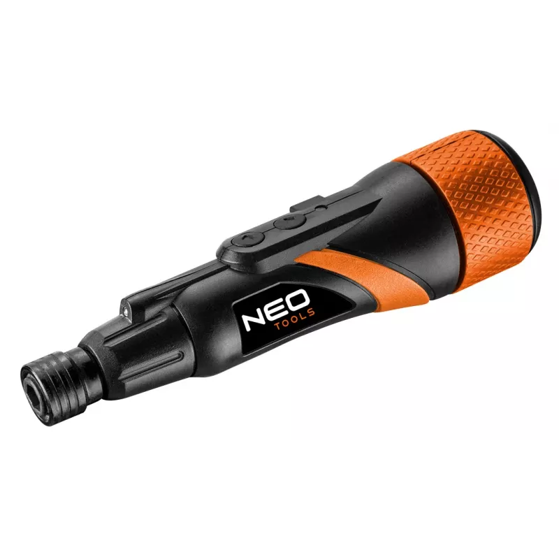 NEO TOOLS 04-200 Κατσαβίδι μπαταρίας USB-C 3,6 V με 10 μύτες και πλαστική βαλίτσα