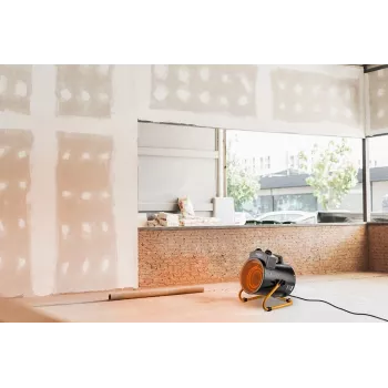 NEO TOOLS 90-068 Βιομηχανικός ηλεκτρικός θερμοπομπός 3kW, 2 βαθμίδες θέρμανσης, προστασία από πιτσιλιές IPX4, ρυθμιζόμενος θερμοστάτης, φορητός