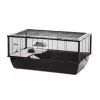 INZ INTER-ZOO Bob + Wood Κλουβί μικρών ζώων μαύρο 780x480x360 mm