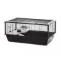 INZ INTER-ZOO Bob + Wood Κλουβί μικρών ζώων μαύρο 780x480x360 mm