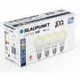 Blaupunkt λάμπα LED E27 A60 570 lm 6W 2700K, 4 τεμ. (BLAUPUNKT-E27-6W-WW-4)