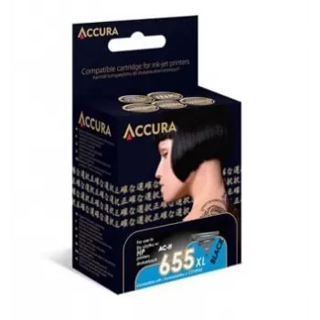 Accura Συμβατό μαύρο μελανοδοχείο HP 655XL (CZ109AE) Υψηλή απόδοση
