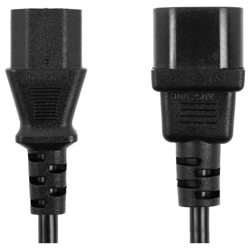 Accura Καλώδιο τροφοδοσίας C13 σε C14 VDE 1,8 m μαύρο