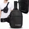 Wozinsky WMS-W1 Μίνι Τσάντα Ώμου για Smartphone, δύο θήκες, Μαύρη