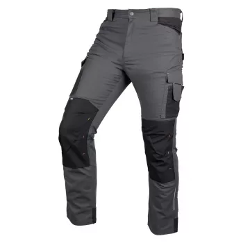 NEO TOOLS Mix&Match Παντελόνι εργασίας με ενισχύσεις Cordura, γκρι-μαύρο, μέγεθος XXL