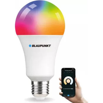 Blaupunkt E27 9W έξυπνος λαμπτήρας LED A60 – Tunable White & RGB, Wi-Fi, Alexa/Google Assistant