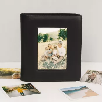 LOVEINSTANT άλμπουμ φωτογραφιών για 160 φωτογραφίες 10x15 cm, μαύρο