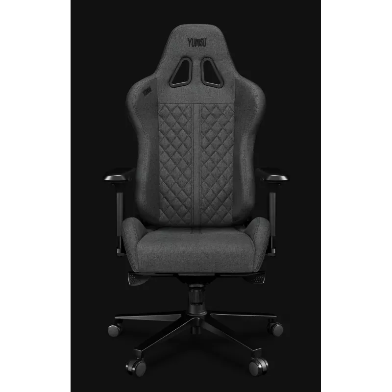 Yumisu 2050 Material Γκρι/Μαύρο Καρέκλα gaming