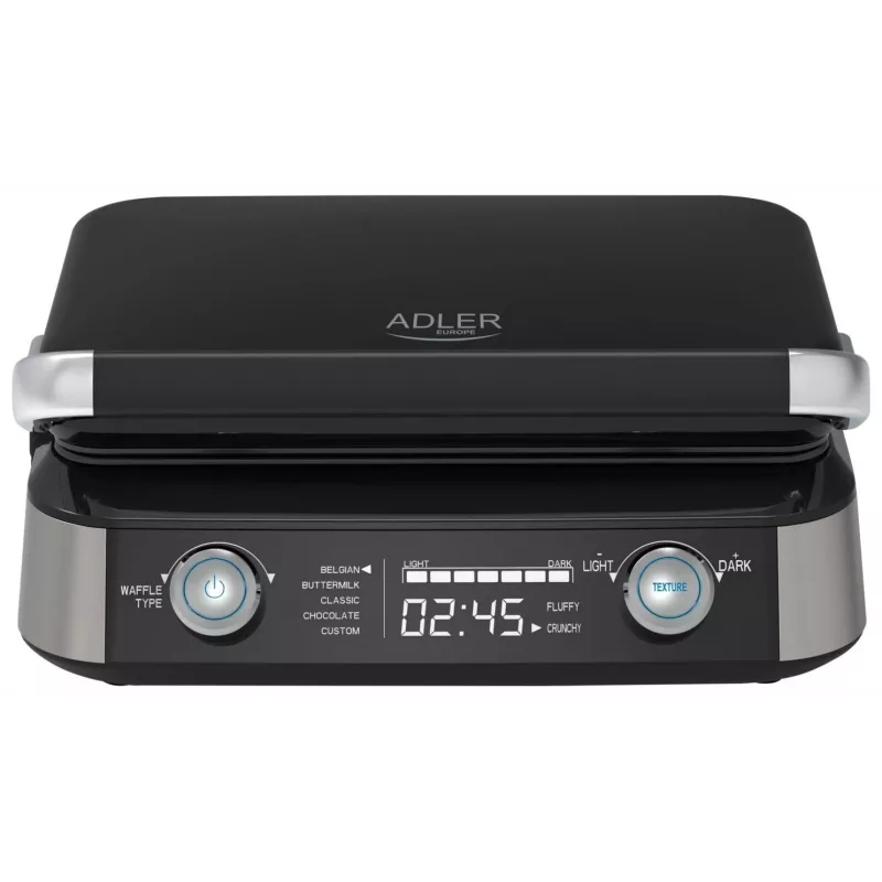 Adler AD 3084 βάφλα, 2400 W, μαύρο/ασημί
