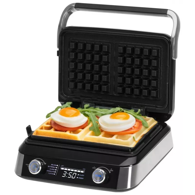 Adler AD 3084 βάφλα, 2400 W, μαύρο/ασημί