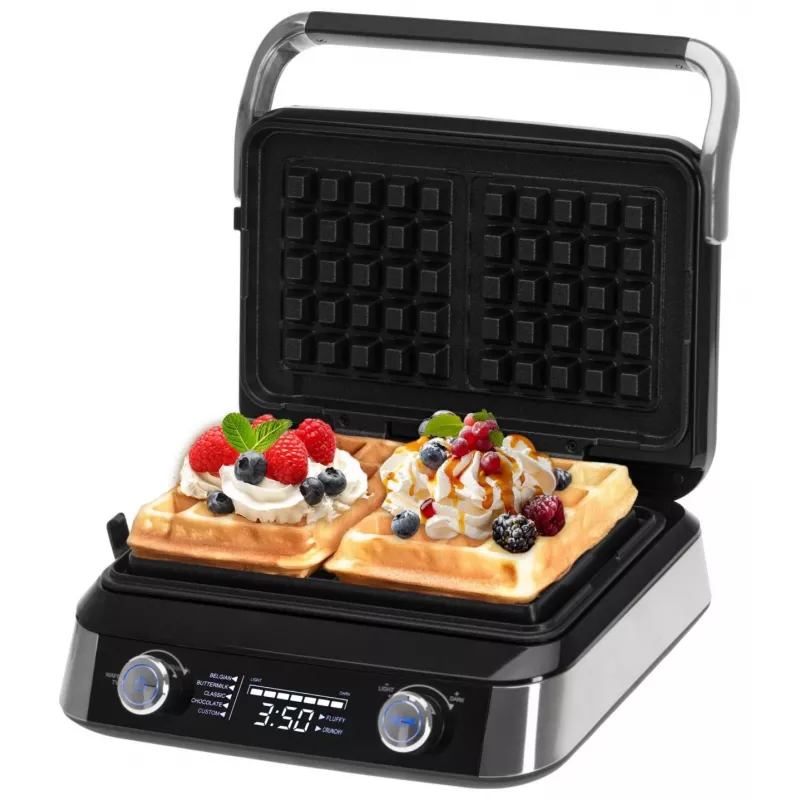 Adler AD 3084 βάφλα, 2400 W, μαύρο/ασημί