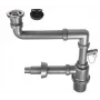 1-Bowl Sink Siphon with Click-Clack Plug 3.5 inch