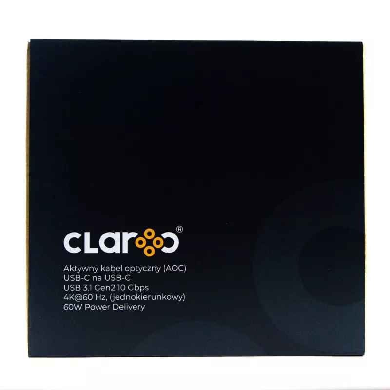 Claroc Active καλώδιο USB-C 5m 4K@60Hz 60W PD 10Gbps
