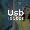 Claroc Active καλώδιο USB-C 5m 4K@60Hz 60W PD 10Gbps