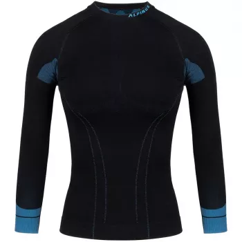 Alpinus Tactical γυναικείο θερμοενεργό Baselayer μπλούζα μαύρο-μπλε GT43210 μέγεθος S
