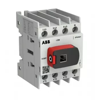 ABB OTOT63G1-4BSN2Plus διακόπτης φορτίου, 63 A, μέγεθος G1, 4πολικός