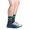 Darn Tough Ridge Runner Micro Crew εξαιρετικά ελαφριές κάλτσες τρεξίματος - midnight