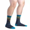 Darn Tough Ridge Runner Micro Crew εξαιρετικά ελαφριές κάλτσες τρεξίματος - midnight