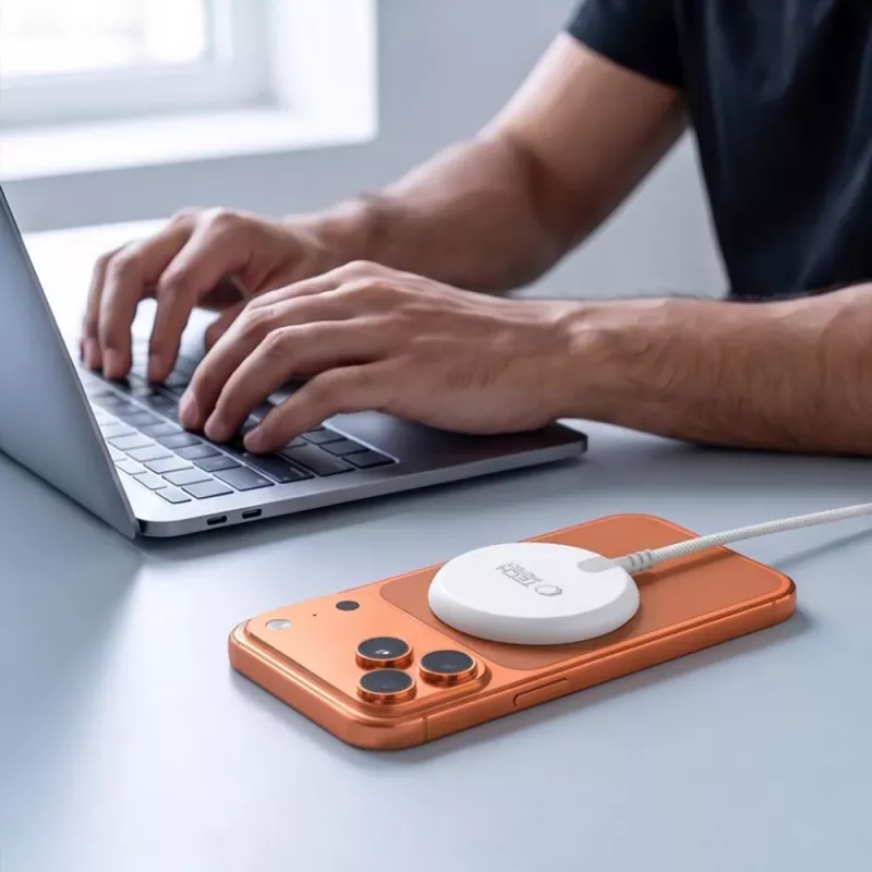 TECH-PROTECT A54 Μαγνητικός MagSafe ασύρματος φορτιστής 25W Qi2.2 Λευκό