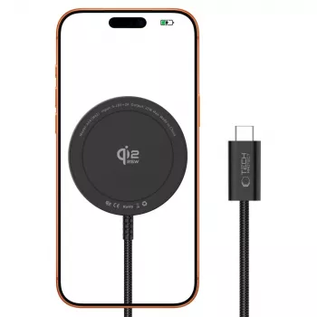 TECH-PROTECT A54 Μαγνητικός MagSafe ασύρματος φορτιστής 25W Qi2.2 Μαύρο