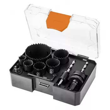 NEO TOOLS Σετ πριονιών Bi-Metall Co8% (19, 25, 30, 35, 40, 68 mm), 9 τεμ.