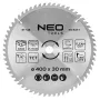 NEO TOOLS Λεπίδα δίσκου κοπής, με καρβίδιο, 400 x 30 mm, 60 δόντια