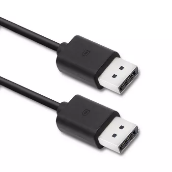 Qoltec Καλώδιο DisplayPort v1.2, Βύσμα σε Βύσμα, 1,8 m, Μαύρο, 4K 60Hz
