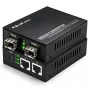 Qoltec Αμφίδρομος Μετατροπέας Media Switch Ethernet 2x RJ45 2x SFP | 1000Mb/s | 5V
