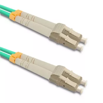 Qoltec LC/UPC σε LC/UPC 2,0 m Τιρκουάζ OM3 Πολύτροπο Duplex Καλώδιο Patch Οπτικής Ίνας
