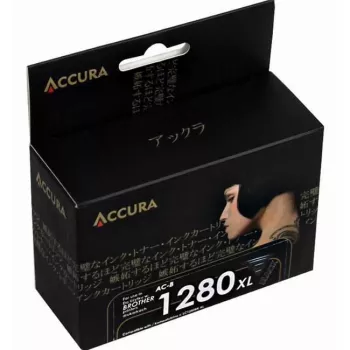 ACCURA AC-B1280BXL μελανοδοχείο υψηλής απόδοσης μαύρο για Brother LC1280XLBK