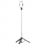 WOZINSKY WC1Y3S τρίποδο selfie stick 1,3 m με βάση κινητού - μαύρο