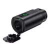 HURTEL V2L-Adapter Type 2 σε Schuko 3500W με Ένδειξη Ισχύος και Θήκη - Μαύρο
