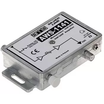 Ενισχυτής κεραίας AWS-1141 21dB – Ενισχυτής σήματος TV εσωτερικού χώρου για DVB-T/T2
