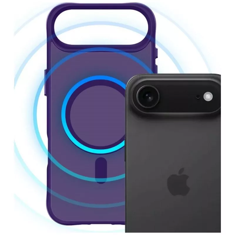 3MK Smoke MagCase Μωβ για Apple iPhone 15 Pro Max – Διαφανές κάλυμμα πλάτης MagSafe