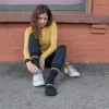 Darn Tough Γυναικείες Prism Micro Crew Lightweight Cushion Κάλτσες - Μαύρο