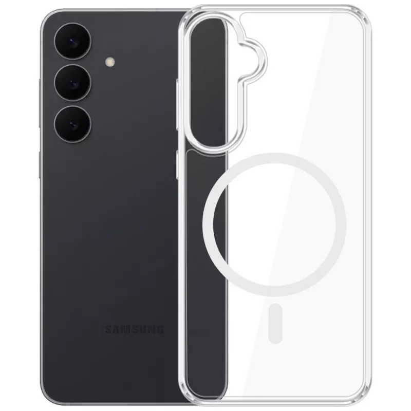 3mk Armor MagCase για Samsung Galaxy S26 FE - Διαφανής θήκη πλάτης MagSafe