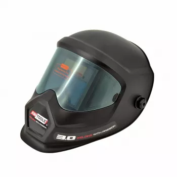 AWTOOLS AW Schweißhelm Auto LYG-4S | Αυτόματης σκίασης μάσκα συγκόλλησης με λειτουργία τροχίσματος, DIN 9-13, μεγάλο οπτικό πεδίο