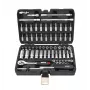 AWTOOLS Σετ καρυδάκια 1/4 ίντσας 63 τεμ. BLACK LINE με καστάνια, bits και βαλίτσα