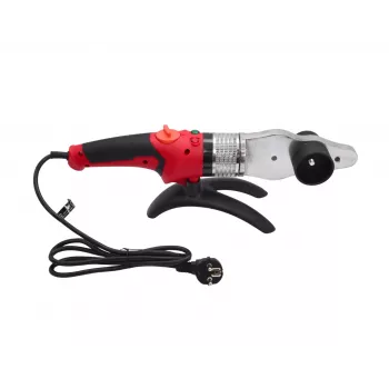 AWTOOLS Συσκευή συγκόλλησης πλαστικών σωλήνων 2000W για PVC PP PE PB PVDF PPR 20-63mm με 6 ακροφύσια PTFE, βάση, εργαλείο κοπής, γάντια, βαλίτσα