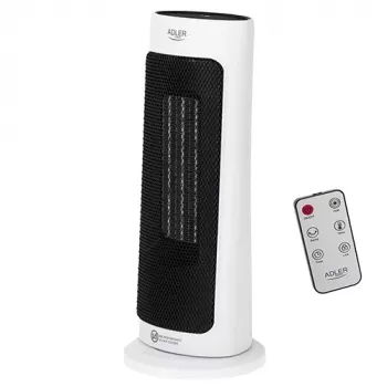 Adler AD 7738 Κεραμικός θερμοπομπός 2000W με τηλεχειριστήριο, λευκό