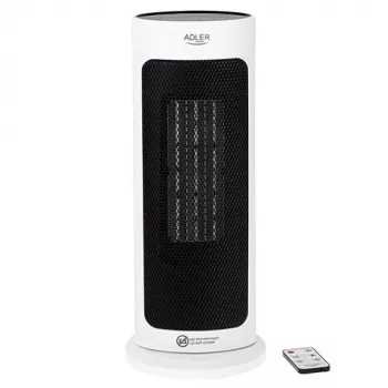 Adler AD 7738 Κεραμικός θερμοπομπός 2000W με τηλεχειριστήριο, λευκό