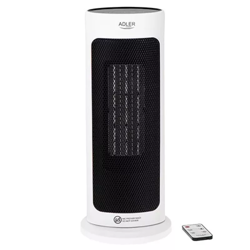Adler AD 7738 Κεραμικός θερμοπομπός 2000W με τηλεχειριστήριο, λευκό