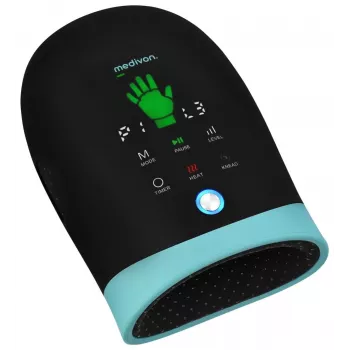 MEDIVON Hand Max Συσκευή μάλαξης χεριών και καρπού με θερμότητα, Μαύρο